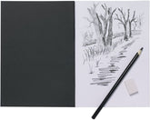 Tiger A5 Black Card Cover Sketch Book – Bulk Wholesale UK